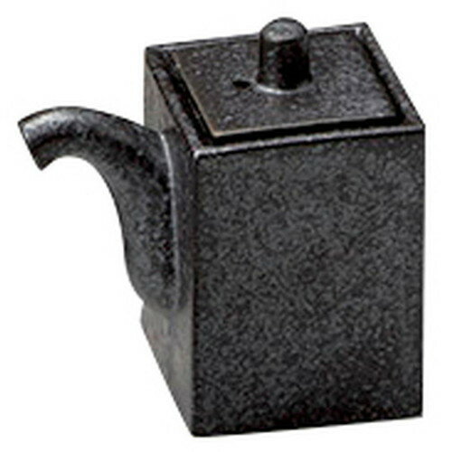 いぶし黒角醤油 [ 7.7 x 4.7 x 7.8cm(80cc) ] [ 卓上小物 ] | 醤油 しょう油 正油 しょうゆ 刺身 寿司 ..