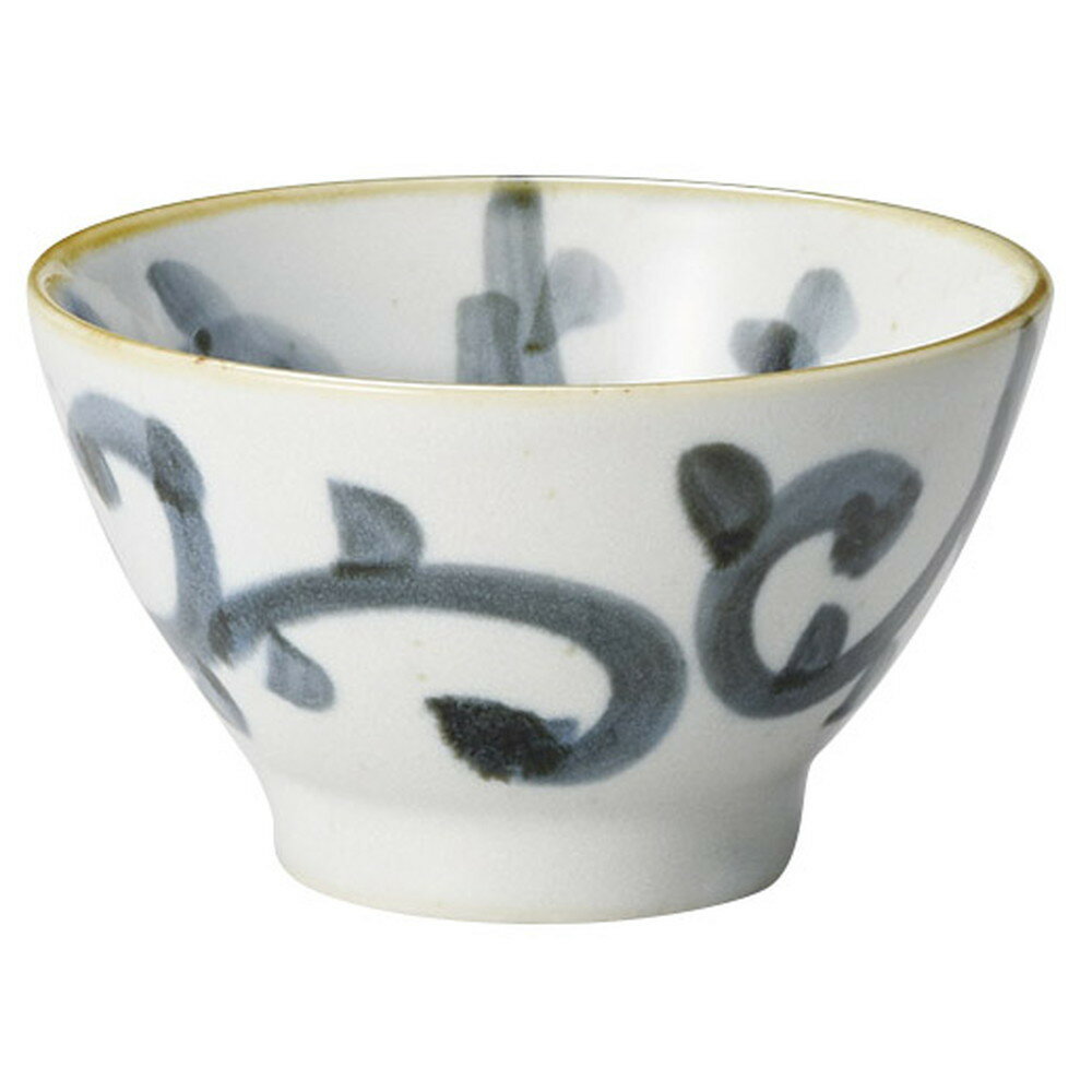 うのふ唐草 高台茶碗 [ φ11.5 x 6.7cm ] | ちゃわん お茶碗 飯碗 ご飯茶碗 白米 人気 おすすめ 食器 業務用 飲食店 カフェ うつわ 器 おしゃれ かわいい ギフト プレゼント 引き出物 誕生日 贈り物 贈答品