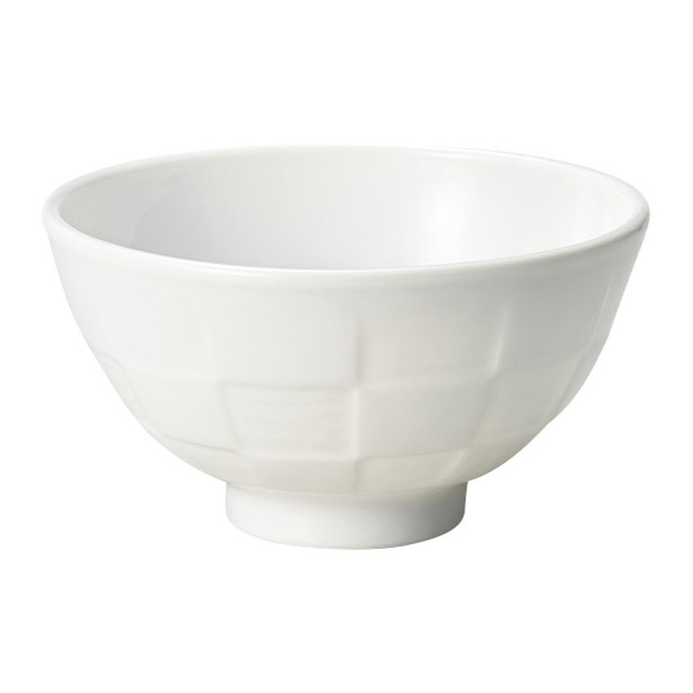 白ディンプル市松茶碗 [ φ12.3 x 6.3cm ] | ちゃわん お茶碗 飯碗 ご飯茶碗 白米 人気 おすすめ 食器 ..