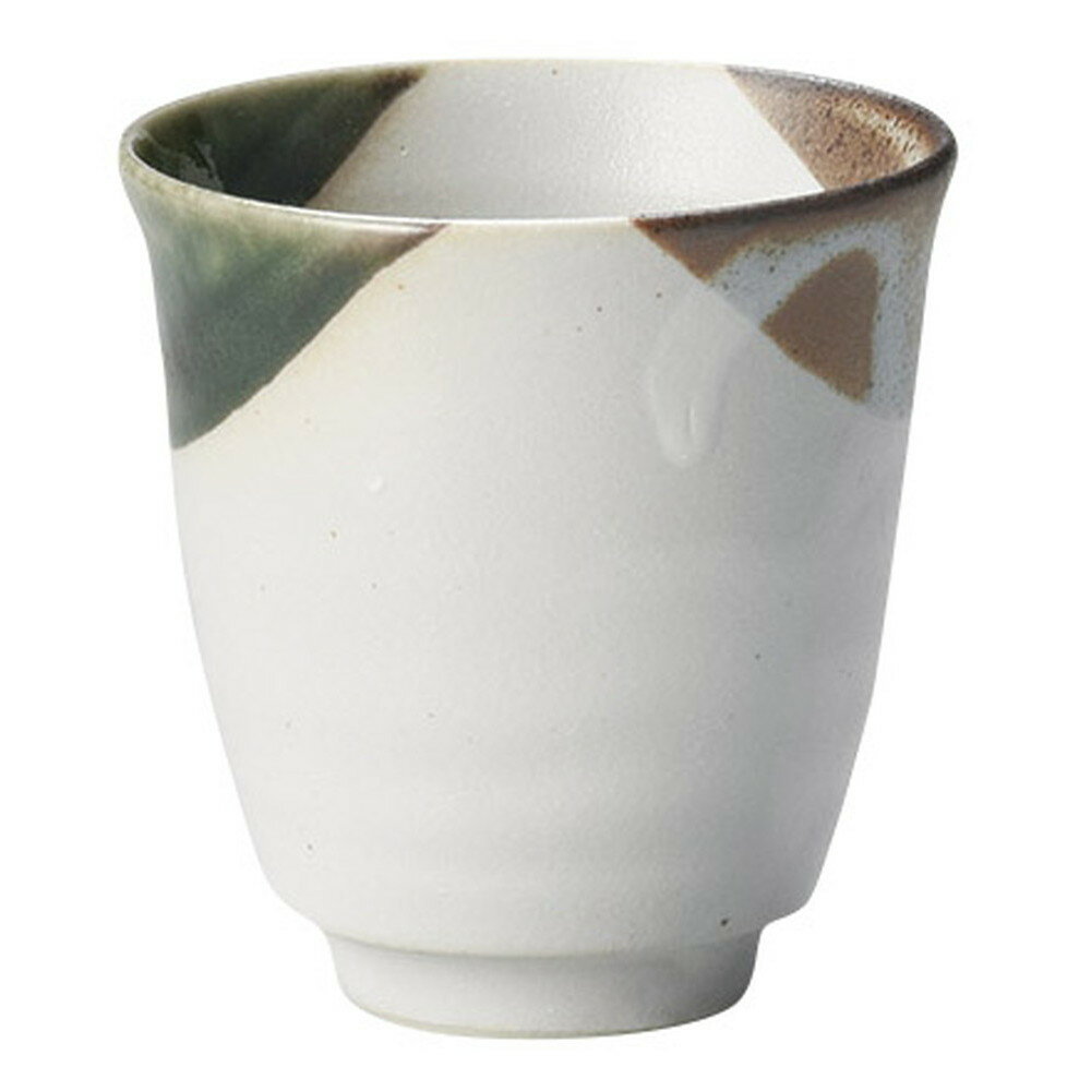 樂天商城 - 志野三彩湯呑 [ φ8 x 8.3cm(170cc) ] | ゆのみ 湯呑 湯飲み 一服 お茶 人気 おすすめ 食器 業務用 飲食店 カフェ うつわ 器 おしゃれ かわいい ギフト プレゼント 引き出物 誕生日 贈り物 贈答品