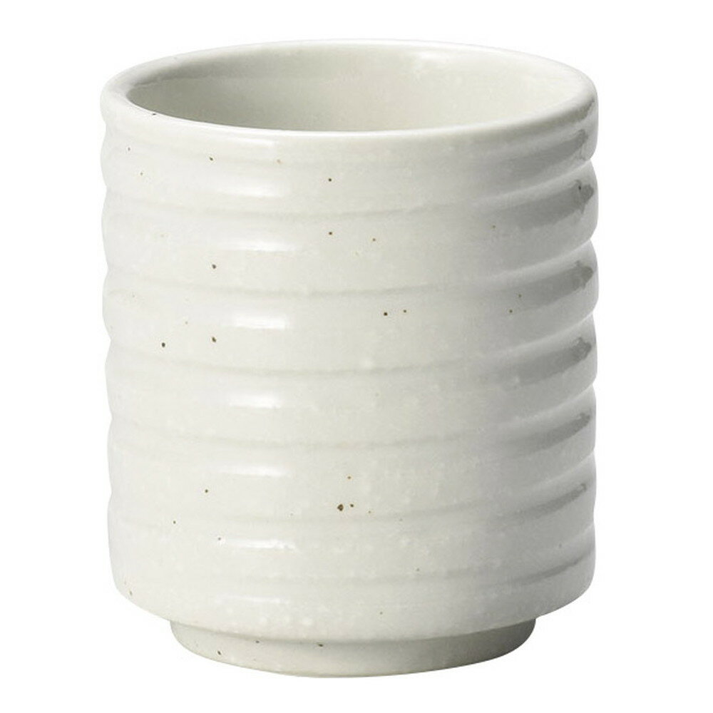 粉引けずり渦湯呑 [ φ7 x 8cm(180cc) ] | ゆのみ 湯呑 湯飲み 一服 お茶 人気 おすすめ 食器 業務用 飲..