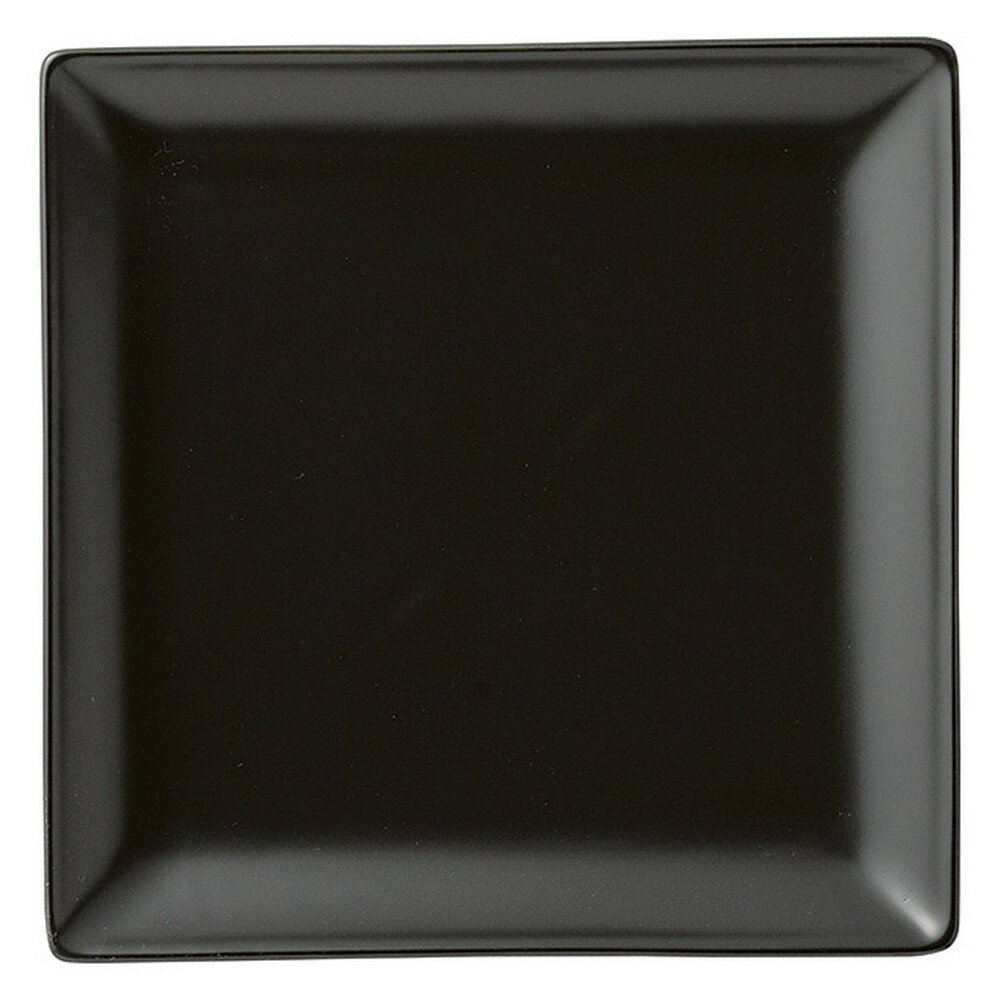 樂天商城 - スタイル1黒19cm角皿 [ 19.3 x 19.3 x 2.3cm ] [ 角皿 ] | レストラン ホテル 洋食 イタリアン 業務用