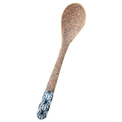 麻の葉 信楽風スプーン [ φ12.2 x 2.5cm ] [ スプーン ] | カフェ 喫茶店 飲食店 スイーツ 業務用