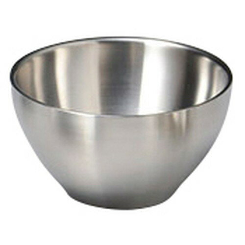 [商品名]　中空メタル18-8丼15cm[素材]　18-8ステンレス[寸法]　φ15 x 8.5cm[産地]　日本商品によっては手造りのため、写真と色・かたちが若干異なることがございます。上品な食器はプレゼントにも喜ばれます。結婚の引き出物...