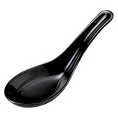 黒 レンゲ [ 13.8 x 4.6 x 5cm ] [ レンゲ ] | 蓮華 レンゲ スプーン カトラリ チャーハン ラーメン 人気 おすすめ 食器 中華 飯店 中華食器 業務用 飲食店 カフェ うつわ 器 おしゃれ かわいい ギフト プレゼント 引き出物 誕生日 贈り物 贈答品