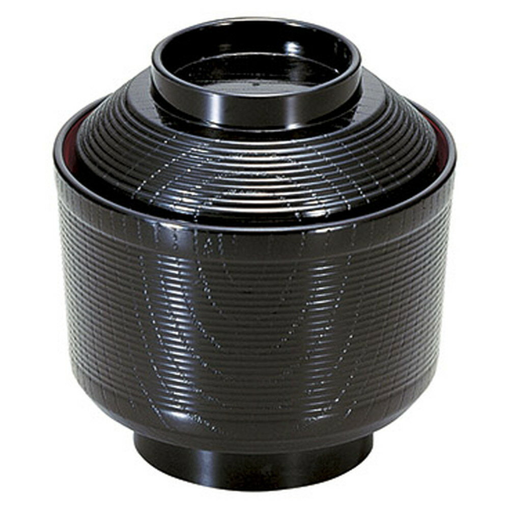 ［A］千筋欅小吸椀 黒内朱 [ φ9 x 9.5cm(230cc) ] | 小吹椀 汁椀 お椀 煮物碗 吸物椀 スープ soupcup プレゼント ギフト 結婚祝い 引き出物 内祝い 開店祝い 退職祝い 贈答品 贈り物 人気 通販 おしゃれ かわいい 業務用 飲食店