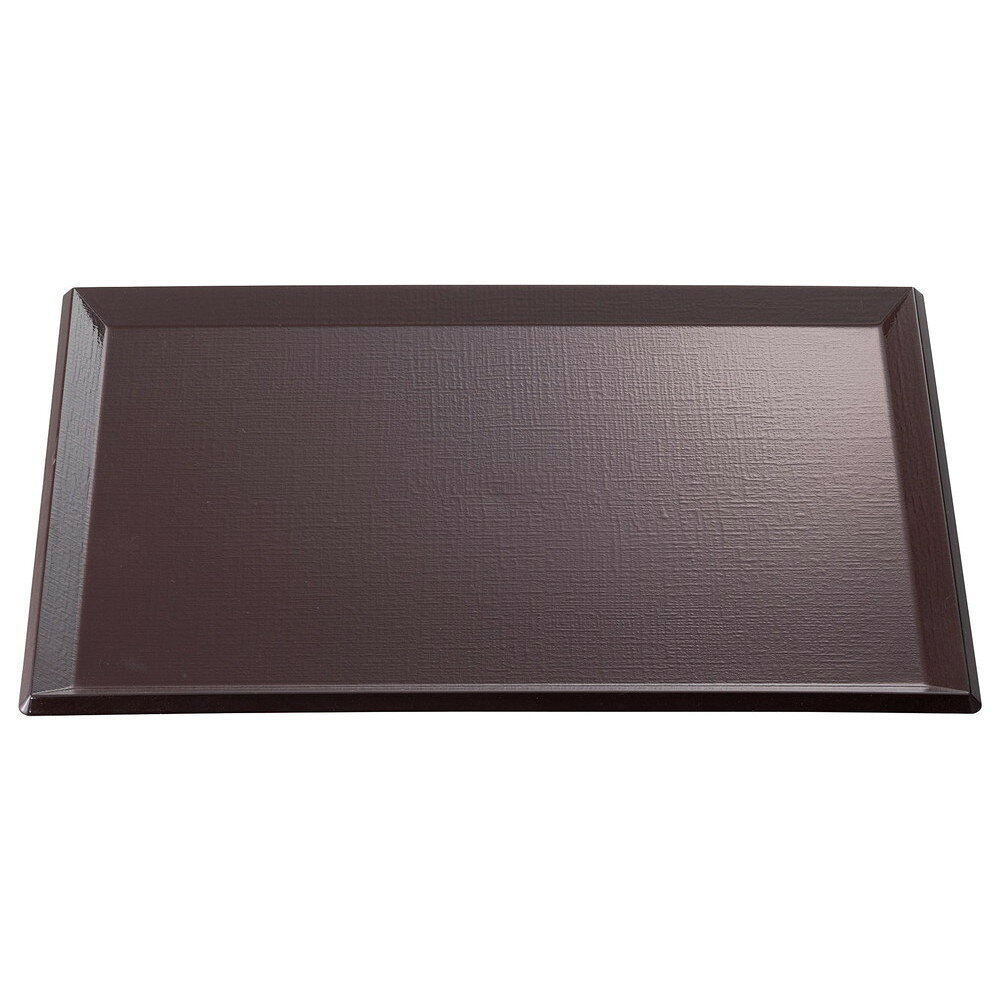 (TA)耐熱長手布目盆 新溜NS尺2寸(ノンスリップ加工) [ 36 x 27 x 1.8cm ] [ お盆 ] | お盆 トレー トレイ おぼん 食器 業務用 配膳 プレゼント ギフト 結婚祝い 引き出物 内祝い 開店祝い 退職祝い せともの 瀬戸物 贈答品 贈り物 人気 通販