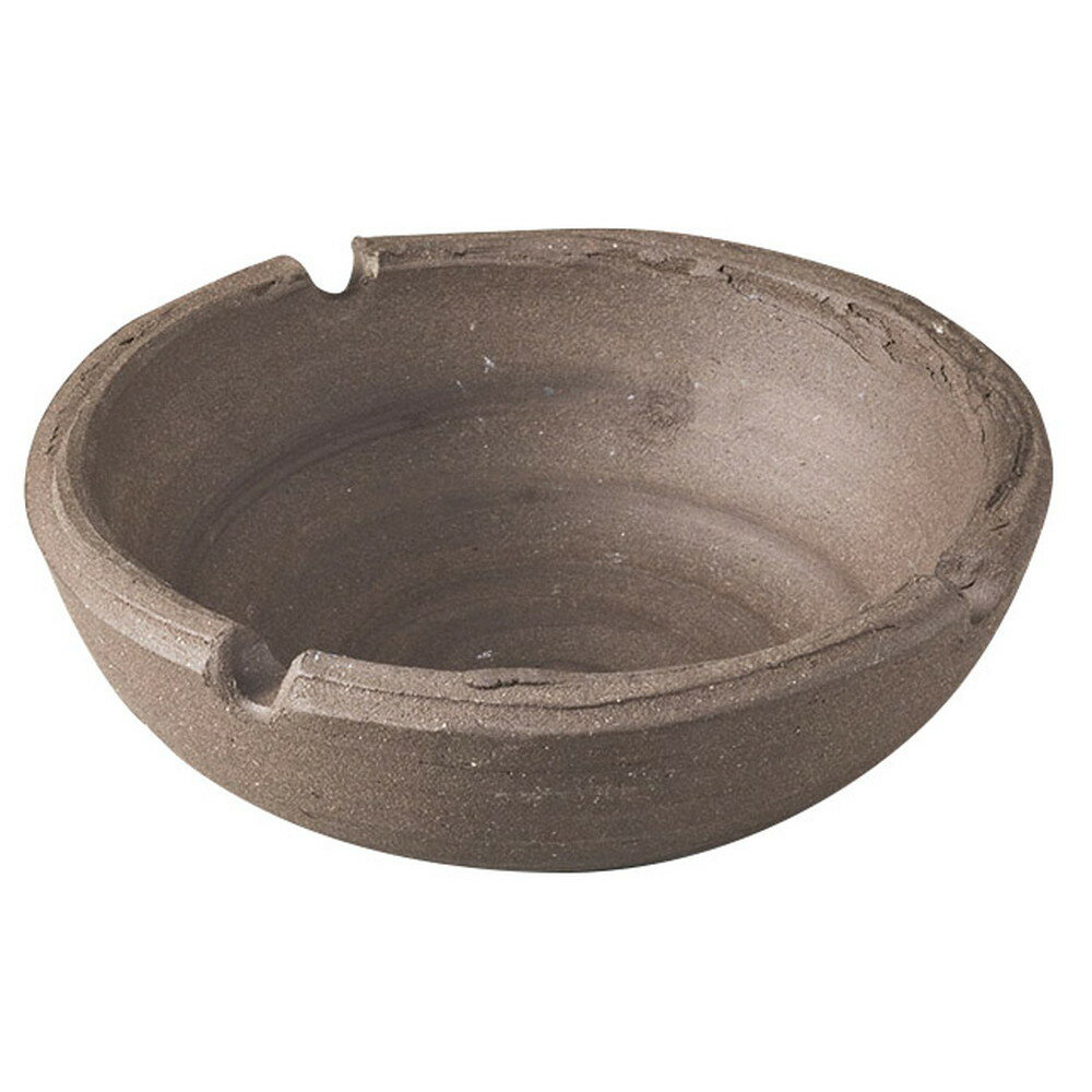 手造り黒土 ソギ灰皿 [ φ12 x 3.8cm ] [ 灰皿 ] | 喫煙 喫煙具 はいざら タバコ たばこ 煙草 陶器 国産 美濃焼 来客用 業務用 飲食店 おしゃれ お洒落 和食器 プレゼント IQOS ギフト 父の日 敬老の日 卓上灰皿 開店祝い 陶器灰皿 灰皿陶器 卓上 小物 雑貨