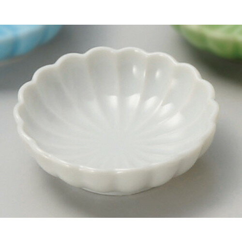 ☆ 珍味 ☆ 青白菊型豆皿 [ 5.5 x 1.8cm ] | 珍味 小付け 小鉢 小皿 お漬物 薬味入れ おすすめ 人気 食器 業務用 飲食店 カフェ うつわ 器 おしゃれ かわいい お洒落 可愛い ギフト プレゼント 引き出物 内祝い 結婚祝い 誕生日 贈り物 贈答品