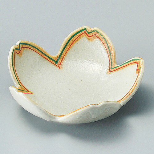 ☆松花堂☆赤グリン線桜型小鉢[11...