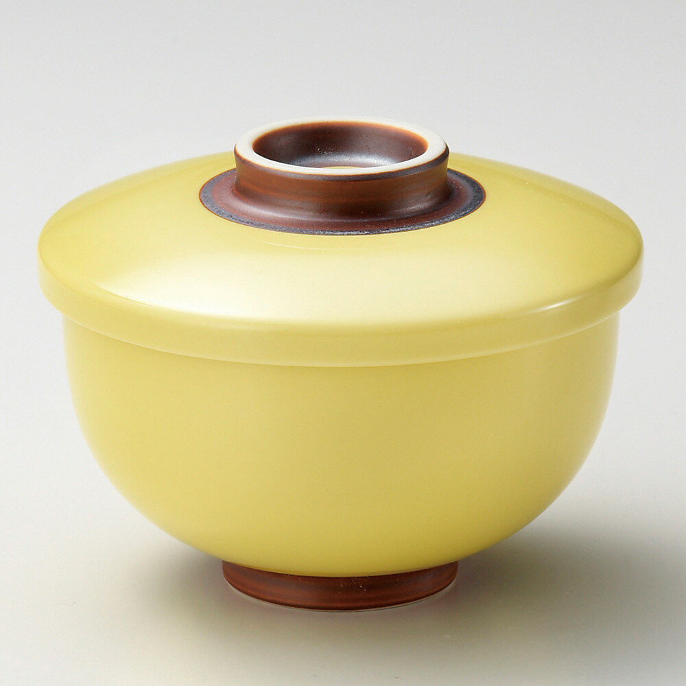 むし碗 / イエロー大蒸し碗 [ φ11 x 8.8cm ] | 茶碗蒸し ちゃわんむし 蒸し器 寿司屋 碗 むし碗 食器 ..