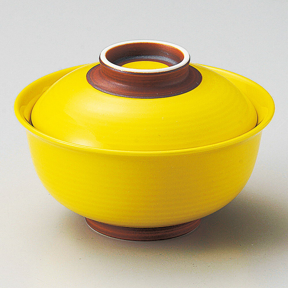 ☆ 円菓子碗 ☆ イエロー反円菓子碗(小)内白 [ φ11 x 8cm ] | 煮物 料亭 旅館 割烹 碗 人気 おすすめ 食器 業務用 飲食店 カフェ うつわ 器 おしゃれ かわいい ギフト プレゼント 引き出物 誕生日 贈り物 贈答品