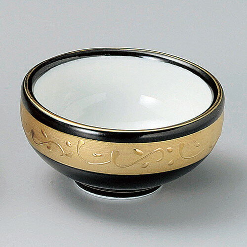 ☆ 珍味 ☆ 黒釉金彩丸珍味 [ φ8.8 x 5.5cm ] | 珍味 小付け 小鉢 小皿 お漬物 薬味入れ おすすめ 人気 食器 業務用 飲食店 カフェ うつわ 器 おしゃれ かわいい お洒落 可愛い ギフト プレゼント 引き出物 内祝い 結婚祝い 誕生日 贈り物 贈答品