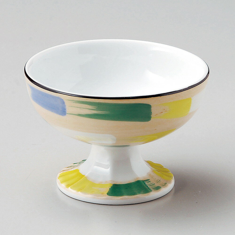 ☆ 小付 ☆ 赤絵色刷毛目高台小鉢 [ φ9.5 x 6.5cm ] | 和食器 鉢 小鉢 ボウル 料亭 ホテル 食器 業務用 飲食店 カフェ うつわ 器 おしゃれ かわいい ギフト プレゼント 内祝い 誕生日 贈り物 贈答品 おすすめ