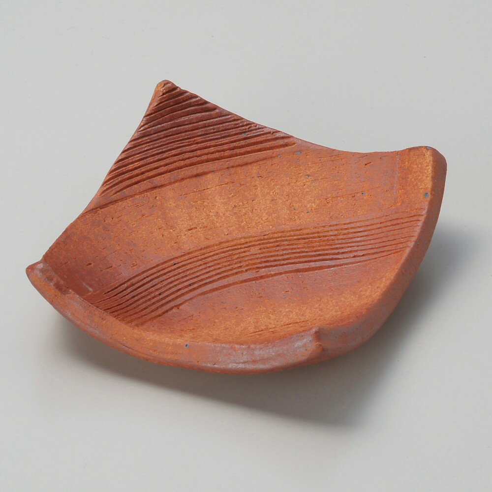 ☆ 松花堂 ☆ 火色 くし目正角皿 [ 11.5 x 11.5 x 4cm ] | 弁当 小鉢 豆皿 幕ノ内 人気 おすすめ 食器 業務用 飲食店 カフェ うつわ 器 おしゃれ かわいい ギフト プレゼント 引き出物 誕生日 贈り物 贈答品