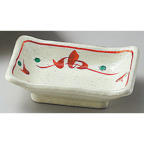 Other Bowls - ☆ 千代口 ☆ 唐津赤絵角千代口 [ 10 x 7.3cm ] | 小鉢 小 小さい 鉢 ボウル 万能 人気 おすすめ 食器 業務用 飲食店 カフェ うつわ 器 おしゃれ かわいい ギフト プレゼント内祝い 結婚祝い 誕生日 贈り物 贈答品
