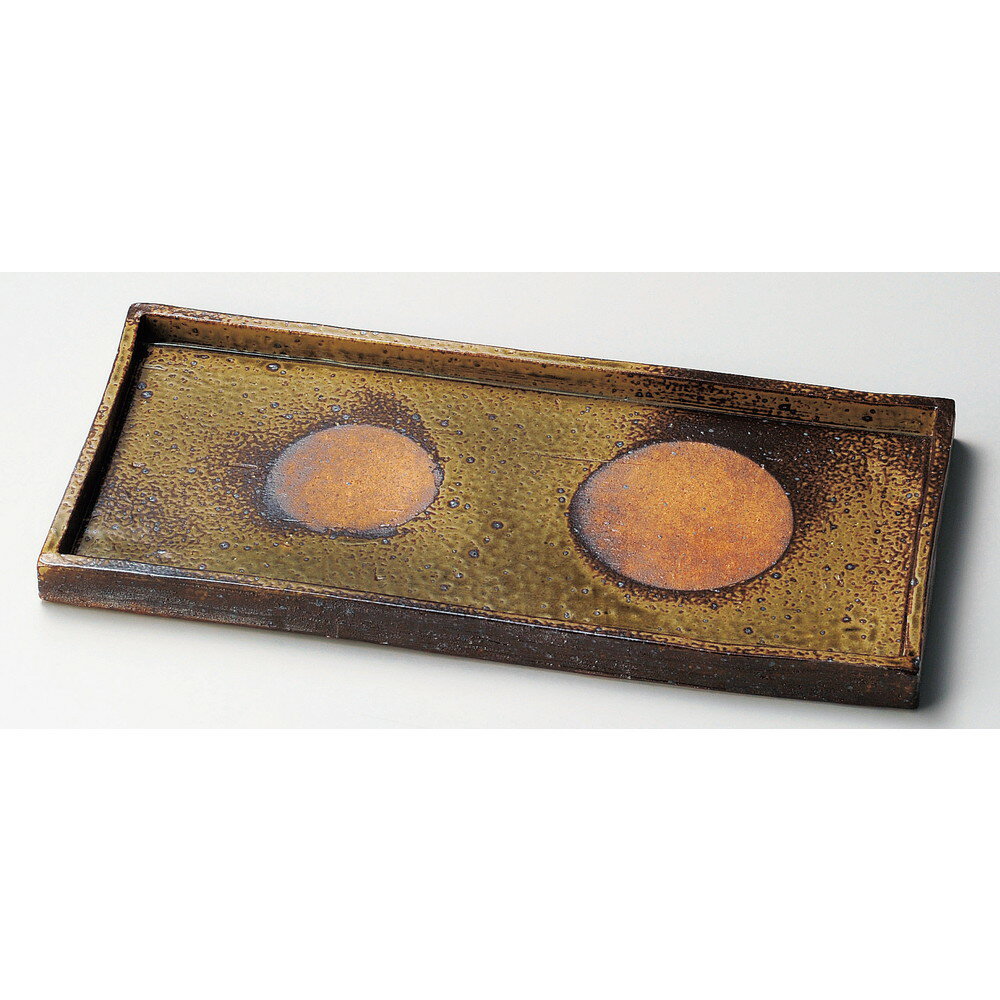 Large Bowl - ☆ 長角大皿 ☆ 灰吹き丸紋長角切立鉢 [ 44 x 19.2 x 2.9cm ] | 角鉢 ボウル ボール 鉢 スクエア 食器 業務用 飲食店 カフェ うつわ 器 おしゃれ かわいい お洒落 可愛い ギフト プレゼント 引き出物 内祝い 結婚祝い 誕生日 贈り物 贈答品 人気 おすすめ