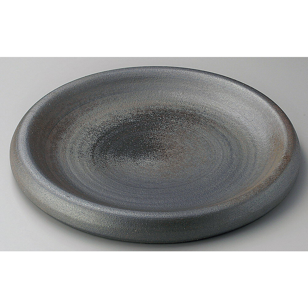 Other - ☆ 丸大皿 ☆ 黒窯変12.3台皿 [ φ37 x 4.6cm ] | 大きい お皿 大皿 盛り皿 盛皿 人気 おすすめ パスタ皿 パーティー 食器 業務用 飲食店 カフェ うつわ 器 ギフト プレゼント誕生日 贈り物 贈答品 おしゃれ かわいい