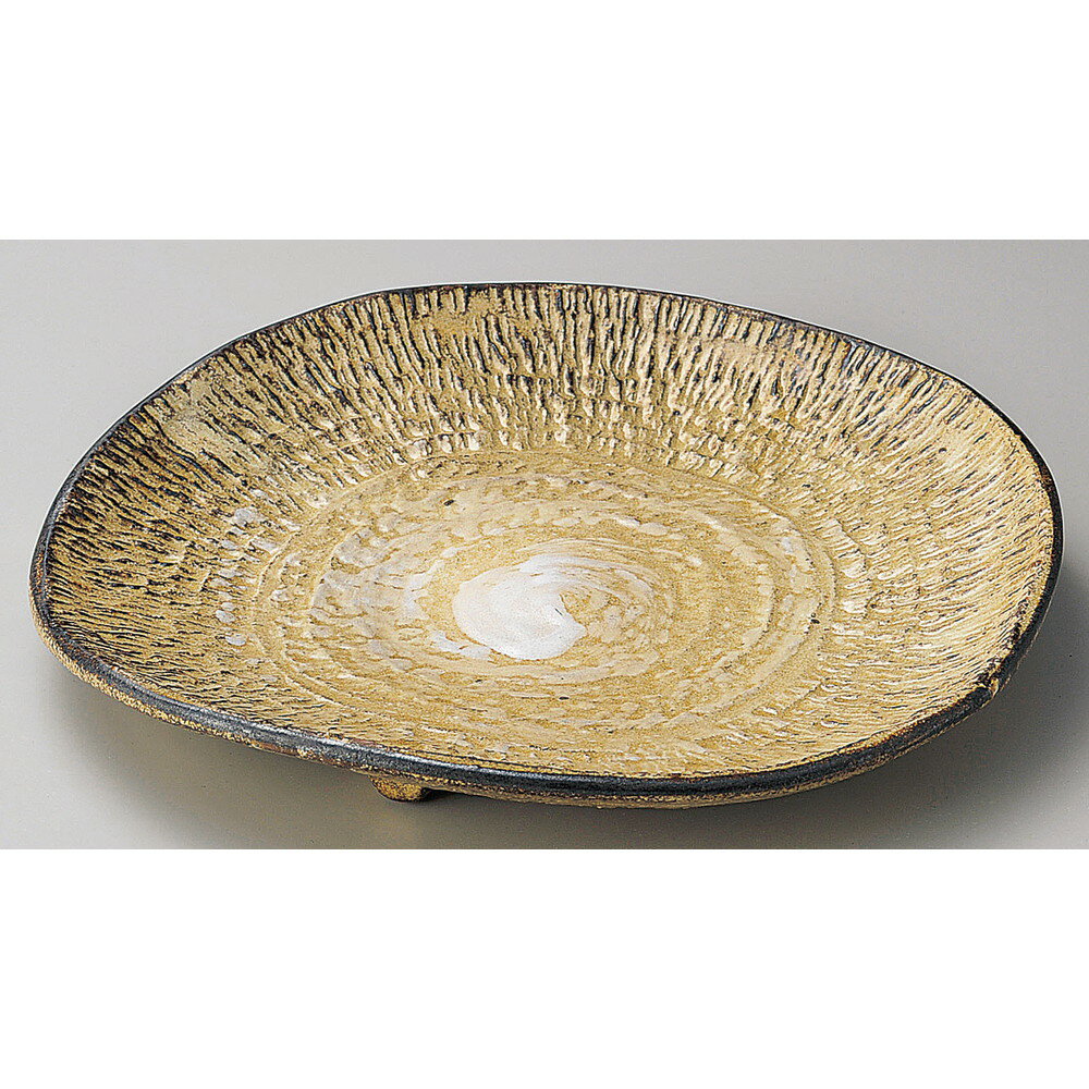 ☆ 丸大皿 ☆ 粉引三つ足6寸皿 [ φ19.5 x 3.5cm ] | 大きい お皿 大皿 盛り皿 盛皿 人気 おすすめ パスタ皿 パーティー 食器 業務用 飲食店 カフェ うつわ 器 ギフト プレゼント誕生日 贈り物 贈答品 おしゃれ かわいい