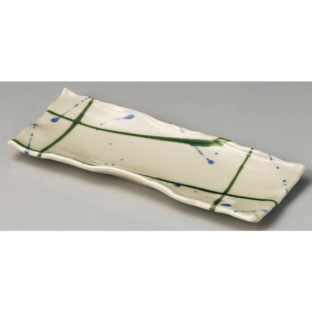 樂天商城 - ☆ 長角皿 ☆ 乱舞長角皿 [ 29.8 x 12 x 2.6cm ] | 和皿 焼き物 焼物 串皿 食器 業務用 飲食店 カフェ うつわ 器 おしゃれ かわいい お洒落 可愛い ギフト プレゼント 引き出物 内祝い 結婚祝い 誕生日 贈り物 贈答品 人気 おすすめ