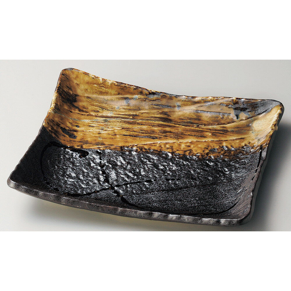 China - ☆ 長角大皿 ☆ 流木角大皿 [ 30.5 x 24.5 x 5cm ] | 和皿 焼き物 焼物 串皿 食器 業務用 飲食店 カフェ うつわ 器 おしゃれ かわいい お洒落 可愛い ギフト プレゼント 引き出物 内祝い 結婚祝い 誕生日 贈り物 贈答品 人気 おすすめ