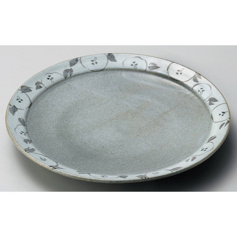 ☆ 丸大皿 ☆ 唐津椿8.0丸皿 [ φ24.7 x 3.3cm ] | 大きい お皿 大皿 盛り皿 盛皿 人気 おすすめ パスタ皿 パーティー 食器 業務用 飲食店 カフェ うつわ 器 ギフト プレゼント誕生日 贈り物 贈答品 おしゃれ かわいい