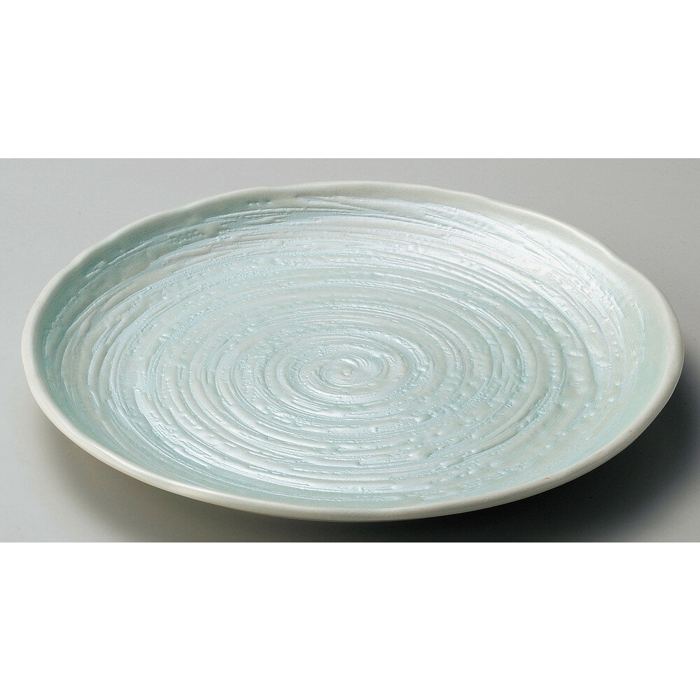 Other Dishes - ☆ 丸大皿 ☆ 緑雲金吉祥8.0皿 [ φ24.7 x 3cm ] | 大きい お皿 大皿 盛り皿 盛皿 人気 おすすめ パスタ皿 パーティー 食器 業務用 飲食店 カフェ うつわ 器 ギフト プレゼント誕生日 贈り物 贈答品 おしゃれ かわいい