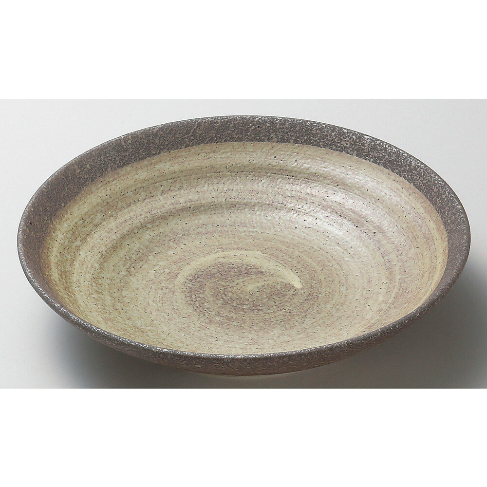 ☆ 丸大皿 ☆ 刷毛粉引23cm盛鉢 [ φ23 x 5cm ] | 鉢 パスタ皿 盛り鉢 ボウル 大きい おすすめ 食器 業務用 飲食店 カフェ うつわ 器 ギフト プレゼント 内祝い 結婚祝い 誕生日 贈り物 贈答品 おしゃれ かわいい