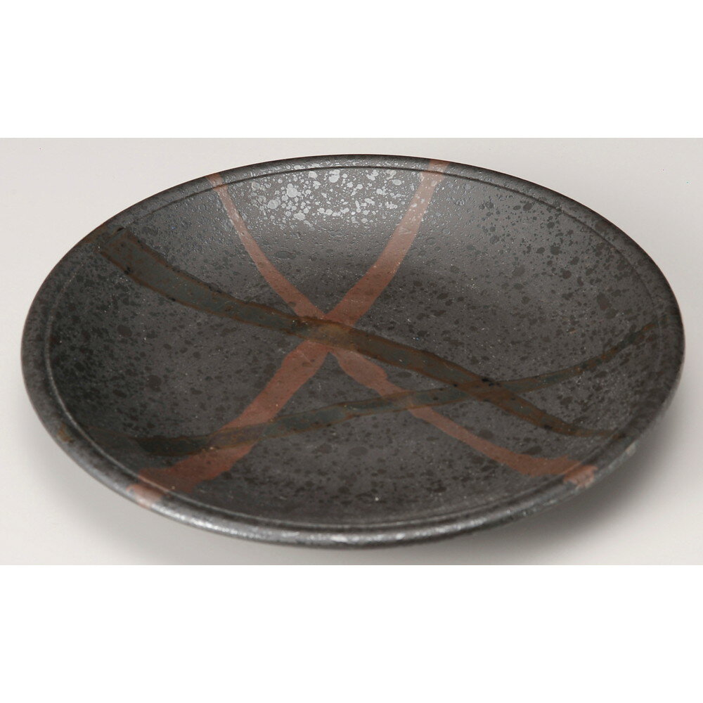 ☆ 丸中皿 ☆ 東雲黒円8.5皿 [ φ26.5 x 3.5cm ] | 中皿 デザート皿 取り皿 人気 おすすめ 食器 業務用 飲食店 カフェ うつわ ホテル 家庭用 器 SNS 内祝い ギフト プレゼント パーティ 引き出物 誕生日 記念日 贈り物 贈答品 SNS