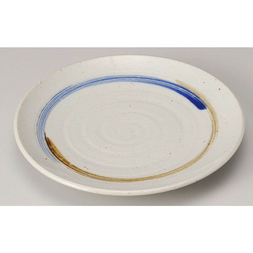 ☆ 丸中皿 ☆ 櫛目二色渦丸7.0皿 [ φ22 x 3.2cm ] | 中皿 デザート皿 取り皿 人気 おすすめ 食器 業務用 飲食店 カフェ うつわ ホテル 家庭用 器 SNS 内祝い ギフト プレゼント パーティ 引き出物 誕生日 記念日 贈り物 贈答品 SNS