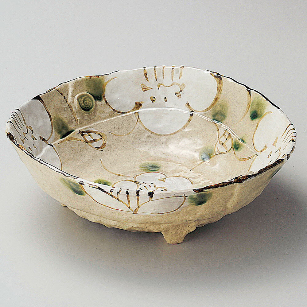 ☆ 大鉢 ☆ 格子花盛鉢 [ 26 x 24.5 x 7.5cm ] | 盛り鉢 盛鉢 万能 取り鉢 おすすめ 食器 業務用 飲食店 カフェ うつわ 器 おしゃれ かわいい お洒落 可愛い おしゃれ かわいい お洒落 可愛い