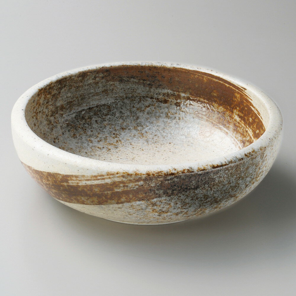 ☆ ボール ☆ 志野サビ刷毛括り手5.5鉢 [ 17 x 5.8cm ] | 中鉢 盛鉢 取り鉢 ボウル 中 おすすめ 人気 食器 業務用 飲食店 カフェ うつわ 器 おしゃれ かわいい お洒落 ギフト プレゼント 引き出物 内祝い 結婚祝い 誕生日 贈り物 贈答品