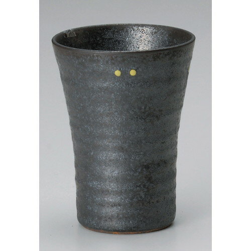 ☆ フリーカップ ☆ 黒結晶焼酎カップ [ φ8.5 x 12cm 350cc ] | フリーカップ タンブラー カップ コップ ビール 酒器 お酒 居酒屋 バー bar 晩酌 人気 おすすめ 食器 業務用 飲食店 カフェ うつわ 器 おしゃれ かわいい ギフト プレゼント 引き出物 誕生日 贈り物 贈答品