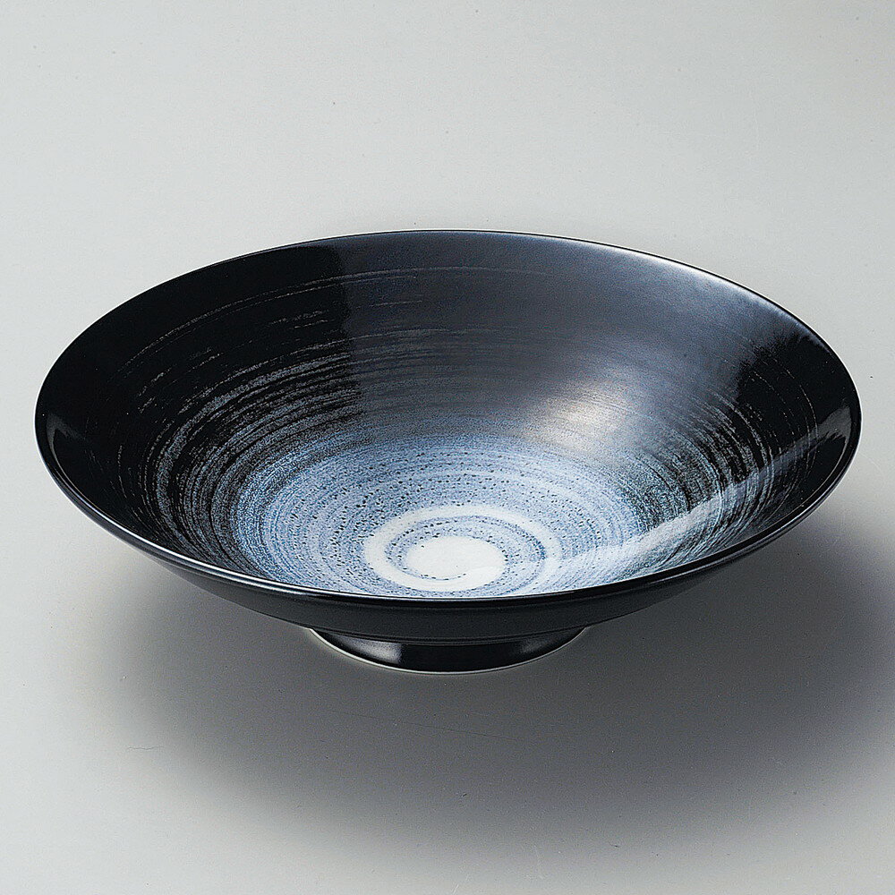 Large Bowl - ☆ 大鉢 ☆ 玄潮8寸盛鉢 [ φ24.5 x 7.8cm ] | 盛り鉢 盛鉢 万能 取り鉢 おすすめ 食器 業務用 飲食店 カフェ うつわ 器 おしゃれ かわいい お洒落 可愛い おしゃれ かわいい お洒落 可愛い