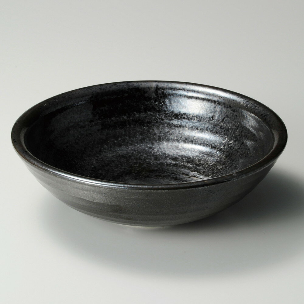 Large Bowl - ☆ 大鉢 ☆ 黒鉄吹き玉渕9寸鉢 [ φ26.7 x 8.2cm ] | 鉢 パスタ皿 盛り鉢 ボウル 大きい おすすめ 食器 業務用 飲食店 カフェ うつわ 器 ギフト プレゼント 内祝い 結婚祝い 誕生日 贈り物 贈答品 おしゃれ かわいい