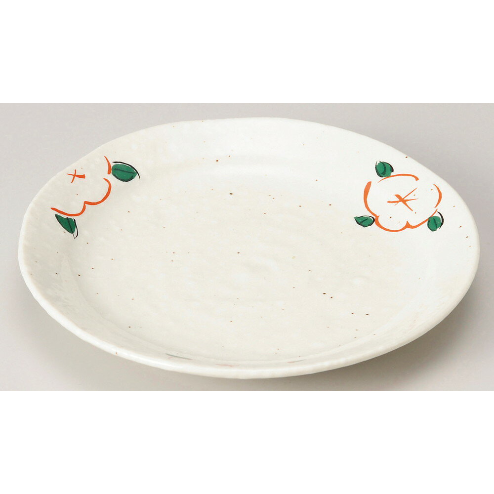 ☆ 和皿 ☆ 白イラボ赤絵花3.0玉渕皿 [ φ9.5 x 2.3cm ] | 小皿 取り皿 人気 おすすめ 食器 業務用 飲食店 小さいお皿 カフェ うつわ 器 おしゃれ かわいい ギフト プレゼント 引き出物 誕生日 贈り物 贈答品 SNS 便利 内祝い 開店祝 普段使い 引っ越し祝い