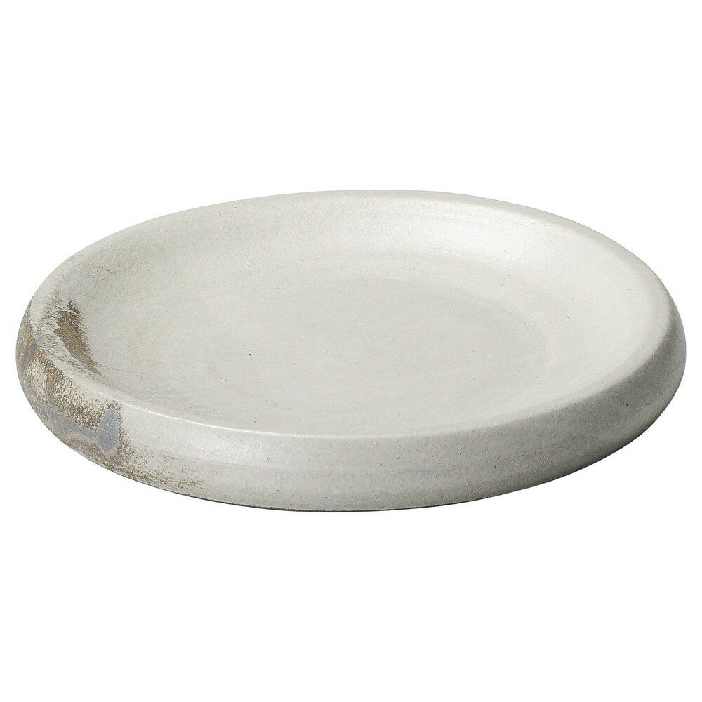 ☆ 大鉢 ☆ 灰釉粉引10.0台皿 [ φ31.5 x 3.5cm ] | 大きい お皿 大皿 盛り皿 盛皿 人気 おすすめ パスタ皿 パーティー 食器 業務用 飲食店 カフェ うつわ 器 ギフト プレゼント誕生日 贈り物 贈答品 おしゃれ かわいい