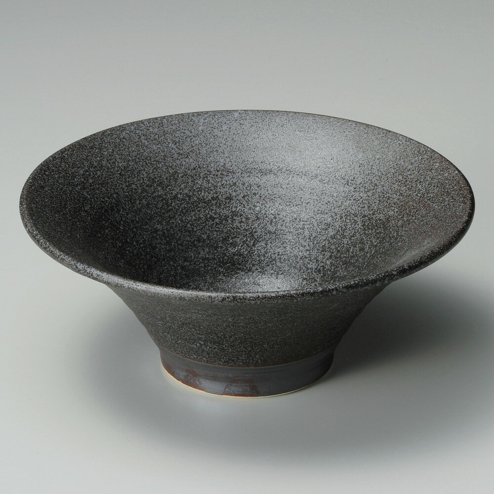 ☆ 盛鉢 ☆ いぶし霜降り黒反高台7.0丼 [ φ22 x 9cm ] | 盛り鉢 盛鉢 万能 取り鉢 おすすめ 食器 業務用 ..