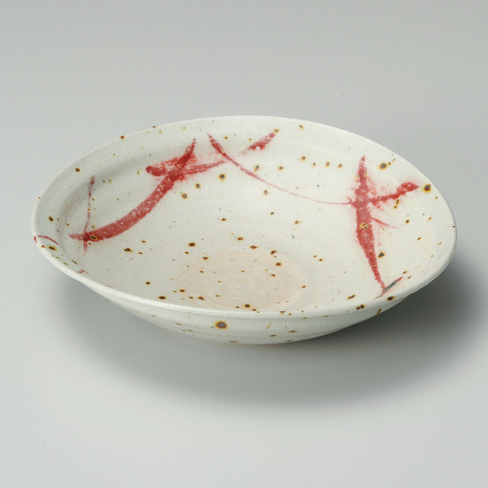 ☆ 盛鉢 ☆ 赤絵楕円鉢 [ 21 x 19 x 5.5cm ] | 盛り鉢 盛鉢 万能 取り鉢 おすすめ 食器 業務用 飲食店 カフェ うつわ 器 おしゃれ かわいい お洒落 可愛い おしゃれ かわいい お洒落 可愛い
