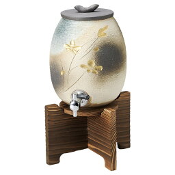 ☆ 酒器 ☆ 金彩花彫サーバー [ 21.5 x 16 x 35cm 2200cc ] | 焼酎 保存 インテリア サーバー バー bar 晩酌 人気 おすすめ 食器 業務用 飲食店 カフェ うつわ 器 おしゃれ かわいい ギフト プレゼント 引き出物 誕生日 贈り物 贈答品