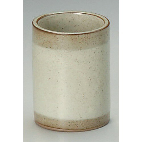 ☆ 卓上小物 ☆ 粉引唐津箸立て [ 8 x 10.7cm ] 【 飲食店 居酒屋 定食屋 和食器 業務用 】