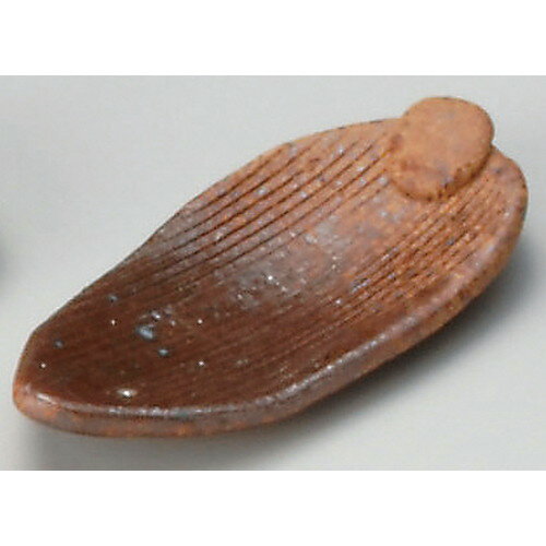 ☆ 箸置 ☆ 手造り備前風木の葉箸置 [ 7.5 x 3.6 x 1.5cm ] | 箸置き 箸置 はしおき 箸 カトラリー 食器 業務用 飲食店 カフェ うつわ 器 おしゃれ かわいい お洒落 ギフト プレゼント 引き出物 内祝い 結婚祝い 誕生日 贈り物 贈答品