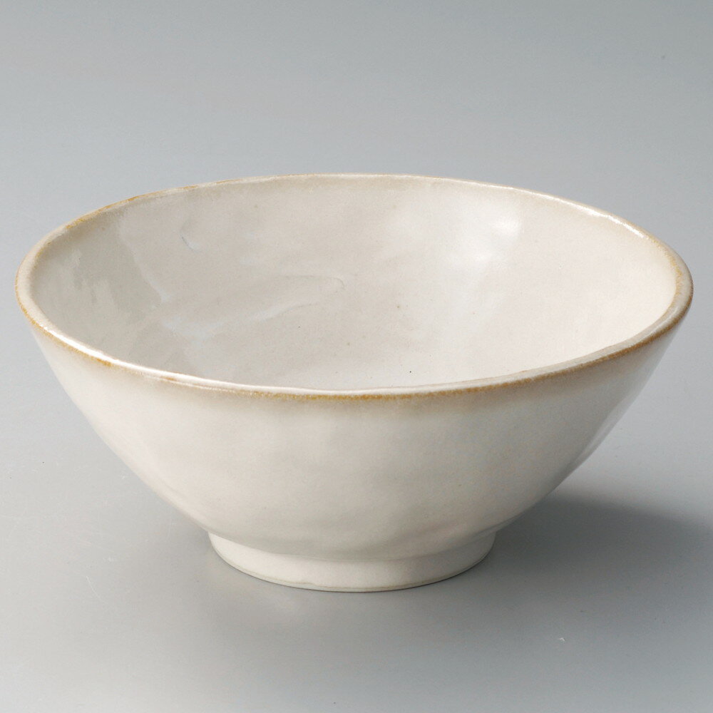 ☆ 多用丼 ☆ 粉引手捻り6.3丼 [ φ19.2 x 8.3cm ] | お好み丼 丼ぶり カフェ丼 鉢 ラーメン そば うどん ..