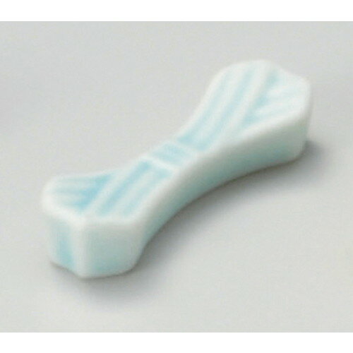 ☆ 箸置 ☆ 結びブルー箸置き [ 5.5 x 1.8 x 1.2cm ] | 箸置き 箸置 はしおき 箸 カトラリー 食器 業務用..