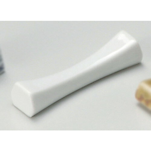 ☆ 箸置 ☆ 白面取り杵型箸置 [ 7 x 1.4cm ] | 箸置き 箸置 はしおき 箸 カトラリー 食器 業務用 飲食店 カフェ うつわ 器 おしゃれ かわいい お洒落 ギフト プレゼント 引き出物 内祝い 結婚祝い 誕生日 贈り物 贈答品