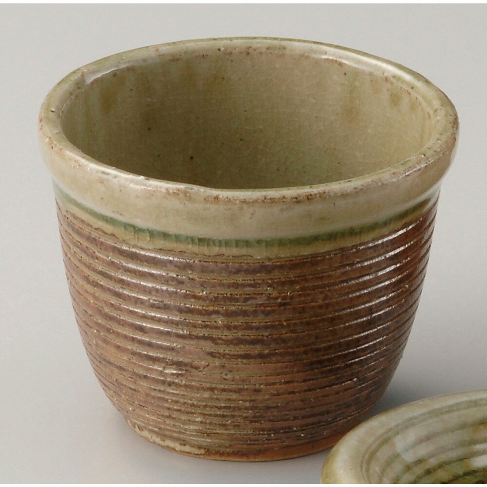 ☆ そば小物 ☆ 美濃伊賀風千段玉そば猪口 [ φ9 x 7.5cm ] | 蕎麦 そば 猪口 ちょこ 千代口 うどん おす..