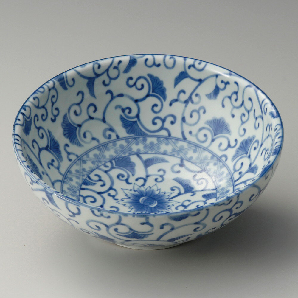 ☆ 多用丼 ☆ 藍彩めん鉢 [ φ21.5 x 8cm ] | 中鉢 盛鉢 取り鉢 ボウル 中 おすすめ 人気 食器 業務用 飲食店 カフェ うつわ 器 おしゃれ ..