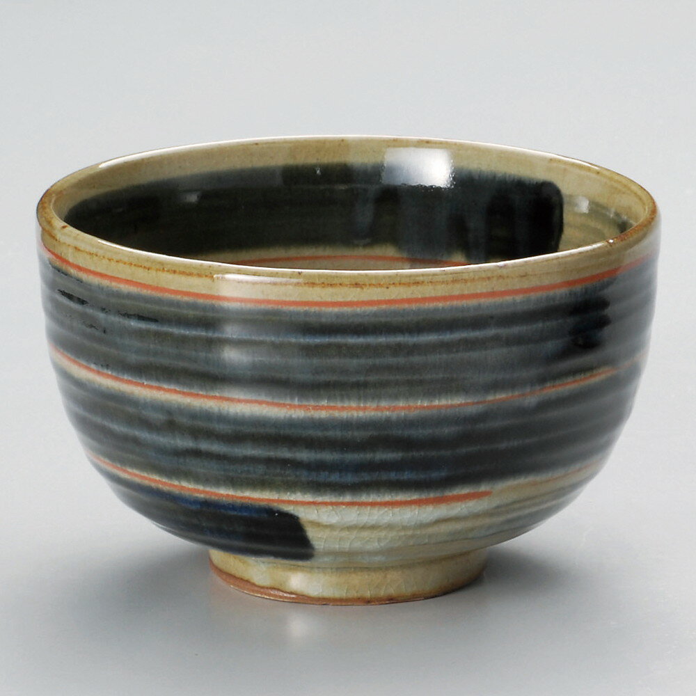 ☆ 多用丼 ☆ 唐津呉須刷毛夏目5.5丼 [ φ16.5 x 10cm ] | お好み丼 丼ぶり カフェ丼 鉢 ラーメン そば うどん ボウル 食器 業務用 飲食店 カフェ うつわ 器 おしゃれ かわいい ギフト プレゼント 誕生日 贈り物 贈答品