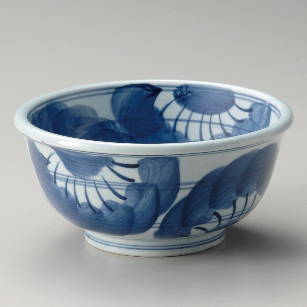 ☆ 多用丼 ☆ 手描き花扇5.5玉渕丼 [ φ16.7 x 8cm ] | お好み丼 丼ぶり カフェ丼 鉢 ラーメン そば うどん ボウル 食器 業務用 飲食店 カフェ うつわ 器 おしゃれ かわいい ギフト プレゼント 誕生日 贈り物 贈答品