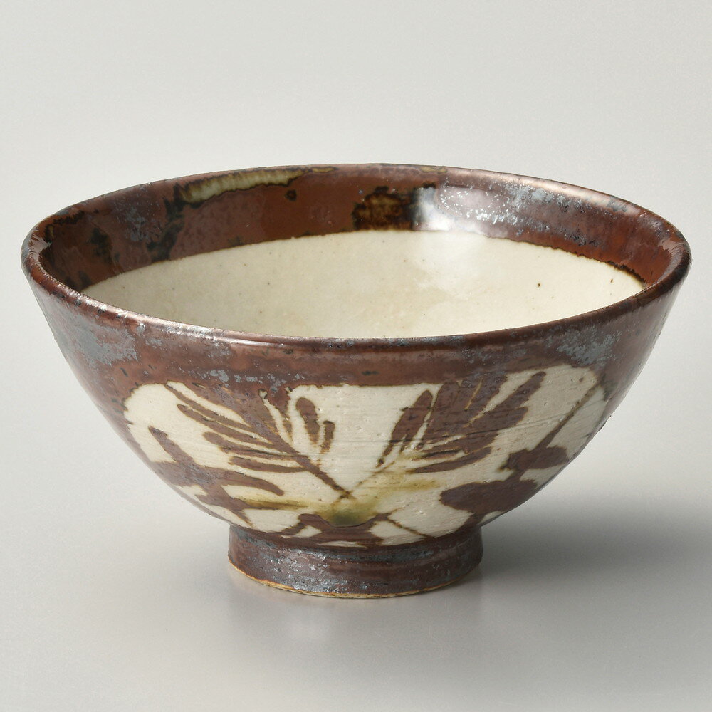 Rice Bowls - ☆ 飯碗 ☆ 錆草文和茶碗 [ φ12.5 x 6cm ] | ちゃわん お茶碗 飯碗 ご飯茶碗 白米 人気 おすすめ 食器 業務用 飲食店 カフェ うつわ 器 おしゃれ かわいい ギフト プレゼント 引き出物 誕生日 贈り物 贈答品